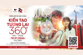 TRIỂN LÃM DU HỌC 5 CHÂU 2026: KIẾN TẠO TƯƠNG LAI 360°