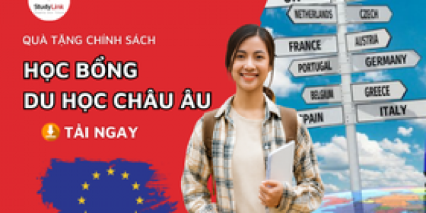 QUÀ TẶNG DANH SÁCH HỌC BỔNG DU HỌC CHÂU ÂU