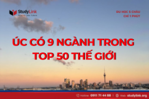 ÚC CÓ 9 NGÀNH TRONG TOP 50 THẾ GIỚI — ƯU TIÊN LỰA CHỌN HỌC TẬP CỦA BẠN