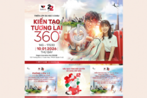TRIỂN LÃM DU HỌC 5 CHÂU: KIẾN TẠO TƯƠNG LAI 360°– NƠI PHỤ HUYNH NHÌN THẤY “BỨC TRANH TOÀN CẢNH” CHO TƯƠNG LAI CỦA CON