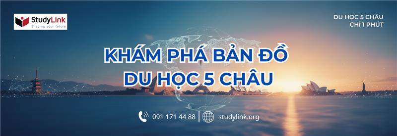 Bản Đồ Du Học 5 Châu
